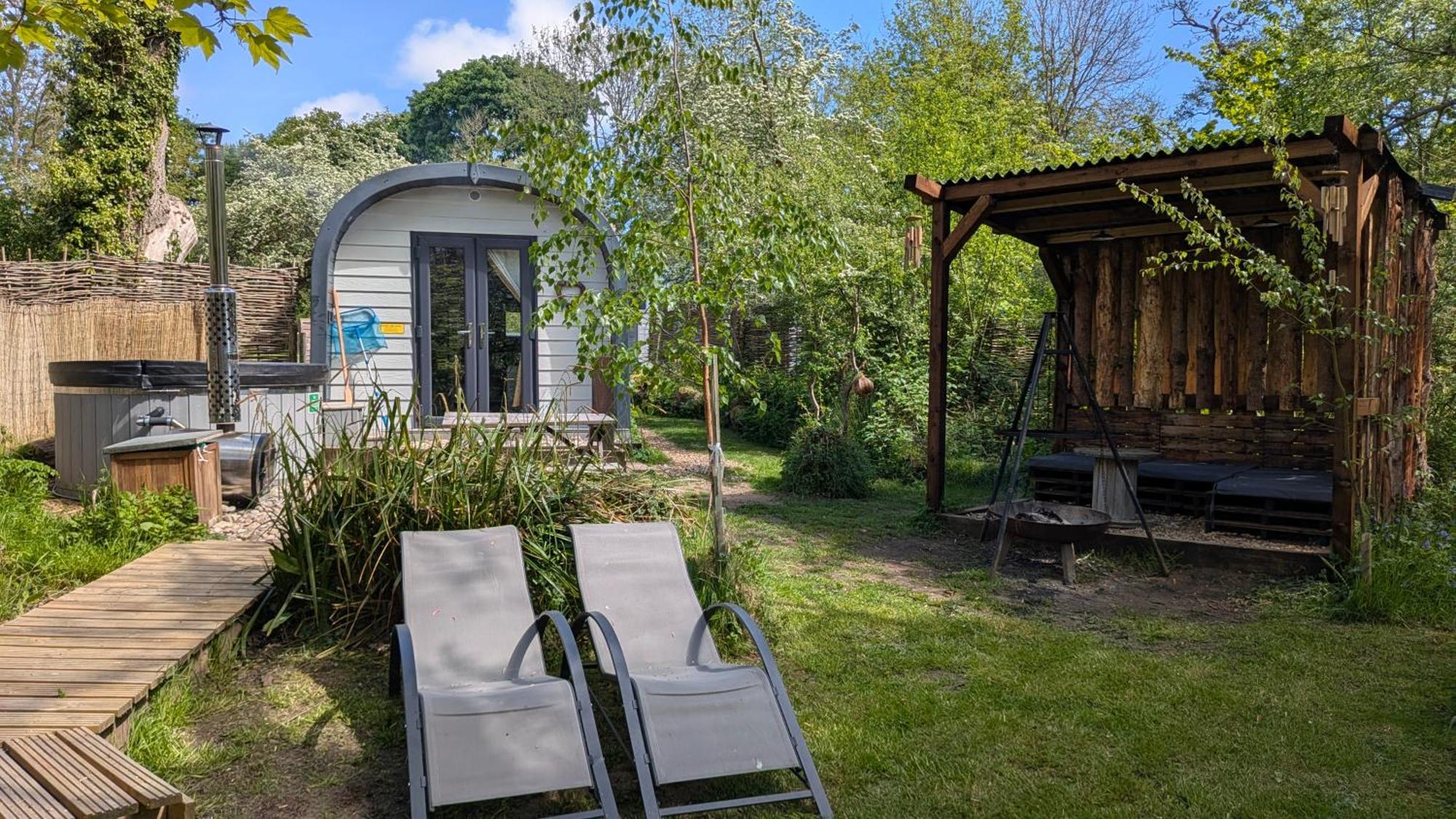 הוילה הוליוול Emlyn'S Coppice - Luxury Woodland Glamping מראה חיצוני תמונה
